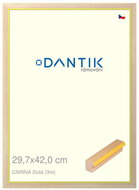 DANTIK frame 29,7 × 42, CARINA yellow plexi clear - Photo Frame