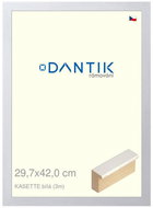 DANTIK frame 29,7 × 42, KASSETTE white plexi clear - Photo Frame