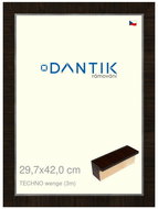 DANTIK frame 29,7 × 42, TECHNO wenge plexi clear - Photo Frame