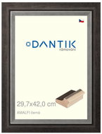 DANTIK frame 29,7 × 42, AMALFI black plexi clear - Photo Frame