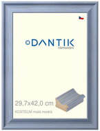 DANTIK frame 29,7 × 42, CHURCH small blue plexi clear - Photo Frame