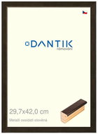 DANTIK frame 29,7 × 42, Metalli oidati lead plexi clear - Photo Frame