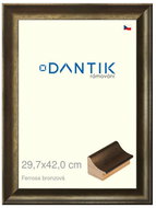 DANTIK frame 29,7 × 42, Ferrosa bronze plexi clear - Photo Frame
