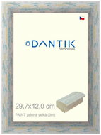 DANTIK frame 29,7 × 42, PAINT green large plexi clear - Photo Frame