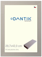 DANTIK frame 29,7 × 42, FC White flat plexi clear - Photo Frame