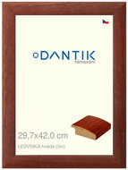 DANTIK frame 29,7 × 42, LEDVINKA brown plexi clear - Photo Frame
