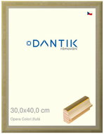 DANTIK frame 30 × 40, OPERA Colori yellow plexi clear - Photo Frame