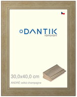 DANTIK frame 30 × 40, ANDRÉ large champagne plexi clear - Photo Frame
