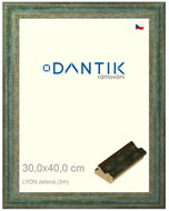 DANTIK frame 30 × 40, LYON green plexi clear - Photo Frame