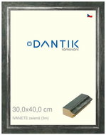 DANTIK frame 30 × 40, IVANETE green plexi clear - Photo Frame
