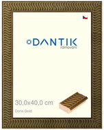 DANTIK frame 30 × 40, Doria Gold plexi clear - Photo Frame