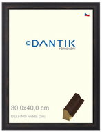 DANTIK frame 30 × 40, DELFINO brown plexi clear - Photo Frame