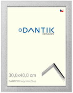 DANTIK frame 30 × 40, SARTORI leaves white plexi clear - Photo Frame