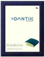 DANTIK frame 30 × 40, LEDVINKA blue plexi clear - Photo Frame