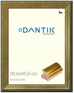 DANTIK frame 30 × 40, ANIVERSA gold plexi clear - Photo Frame