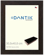 DANTIK frame 30 × 40, RETRO black plexi clear - Photo Frame
