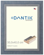 DANTIK frame 30 × 40, AMALFI blue plexi clear - Photo Frame