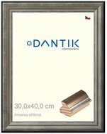 DANTIK frame 30 × 40, ANIVERSA silver plexi clear - Photo Frame