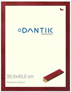 DANTIK frame 30 × 40, PIATTA dark pink plexi clear - Photo Frame