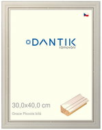 DANTIK frame 30 × 40, Grace Piccola white plexi clear - Photo Frame