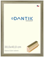 DANTIK frame 30 × 40, OPERA Colori green plexi clear - Photo Frame