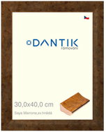 DANTIK frame 30 × 40, Saya Marrone light brown plexi clear - Photo Frame