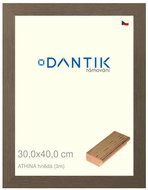 DANTIK frame 30 × 40, ATHINA brown plexi clear - Photo Frame