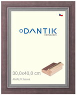 DANTIK frame 30 × 40, AMALFI purple plexi clear - Photo Frame
