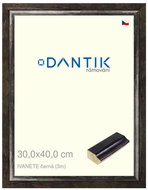 DANTIK frame 30 × 40, IVANETE black plexi clear - Photo Frame