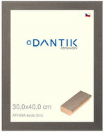 DANTIK frame 30 × 40, ATHINA grey plexi clear - Photo Frame