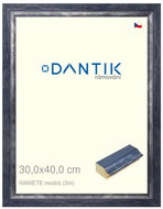 DANTIK frame 30 × 40, IVANETE blue plexi clear - Photo Frame