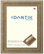 DANTIK frame 30 × 40, WING small silver patina plexi clear - Photo Frame