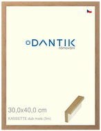 DANTIK frame 30 × 40, KASSETTE oak small plexi clear - Photo Frame