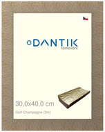 DANTIK frame 30 × 40, Golf champagne plexi clear - Photo Frame