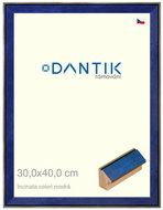 DANTIK frame 30 × 40, INCLINATA colouri blue plexi clear - Photo Frame