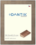 DANTIK frame 30 × 40, ANDRÉ big bronze plexi clear - Photo Frame
