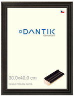 DANTIK frame 30 × 40, Grace Piccola black plexi clear - Photo Frame
