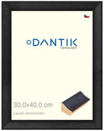 DANTIK frame 30 × 40, Lauren black and blue plexi clear - Photo Frame