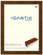 DANTIK frame 30 × 40, Hockey stick and Ag edge cherry plexi clear - Photo Frame