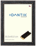 DANTIK frame 30 × 40, LYON black plexi clear - Photo Frame