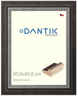 DANTIK frame 30 × 40, AMALFI black plexi clear - Photo Frame