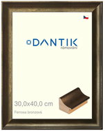 DANTIK frame 30 × 40, Ferrosa bronze plexi clear - Photo Frame