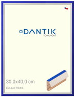 DANTIK frame 30 × 40, EVOQUE blue plexi clear - Photo Frame