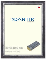 DANTIK frame 30 × 40, IVANETE grey plexi clear - Photo Frame