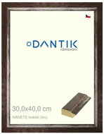 DANTIK frame 30 × 40, IVANETE brown plexi clear - Photo Frame