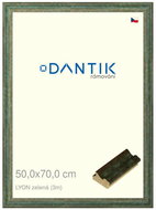 DANTIK frame 50 × 70, LYON green plexi clear - Photo Frame