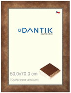 DANTIK frame 50 × 70, TOMAS bronze large plexi clear - Photo Frame