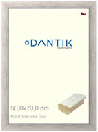 DANTIK frame 50 × 70, PAINT white large plexi clear - Photo Frame