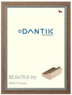 DANTIK frame 50 × 70, AMALFI ochre plexi clear - Photo Frame