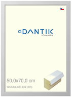 DANTIK frame 50 × 70, WOODLINE white plexi clear - Photo Frame